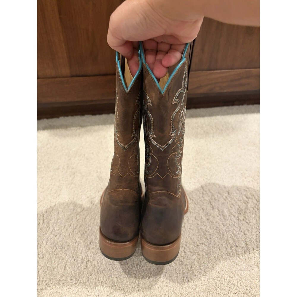 Shyanne Cassidy Combo Western Boot Brown Womens Size 7M - Picture 5 of 10